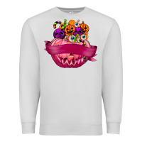 Dove Grey Personalized Girl Halloween Candy Premium Sweatshirt - texasbilliewilder