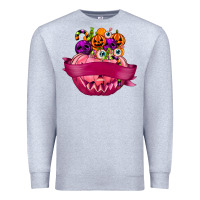 Heather Grey Personalized Girl Halloween Candy Premium Sweatshirt - texasbilliewilder