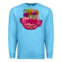 Ocean Blue Personalized Girl Halloween Candy Premium Sweatshirt - texasbilliewilder