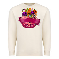 Sandshell Personalized Girl Halloween Candy Premium Sweatshirt - texasbilliewilder