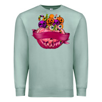 Seafoam Personalized Girl Halloween Candy Premium Sweatshirt - texasbilliewilder