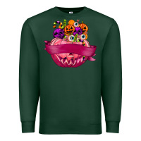 Sports Green Personalized Girl Halloween Candy Premium Sweatshirt - texasbilliewilder