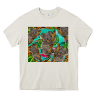 Cream koala tumbler Heavy Core Tee - BarkalooDesign
