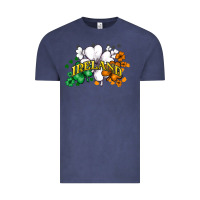 Vintage Denim ireland flag Vintage Tee - NancyCooperArtShop