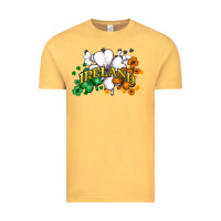 Vintage Mustard ireland flag Vintage Tee - NancyCooperArtShop
