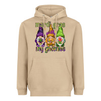 Mushroom Mardi Gras with my gnomes Heavyweight Hoodie - NancyCooperArtShop