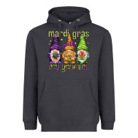 Smoke Mardi Gras with my gnomes Heavyweight Hoodie - NancyCooperArtShop