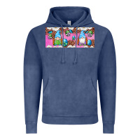 Vintage Denim Western Easter Day Gnomes With Eggs Vintage Hoodie - Artiststas