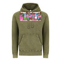 Vintage Olive Western Easter Day Gnomes With Eggs Vintage Hoodie - Artiststas