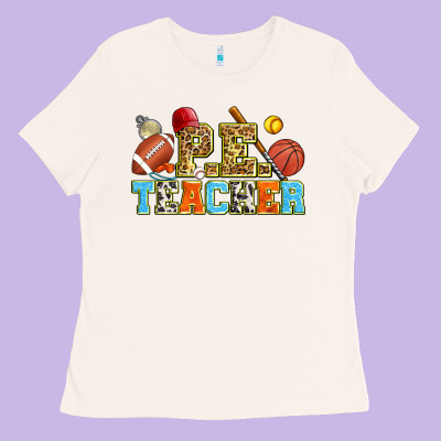 P.e. Teacher Ladies Tee Designed By Zillion Design Studio