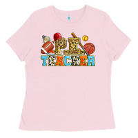 Bubblegum Pink p.e. teacher Ladies Tee - Zillion Design Studio