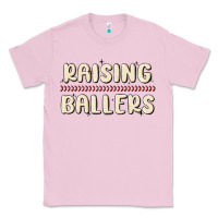 Bubblegum Pink raising ballers Classic Tee - MaliasSmallBusiness