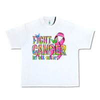 White fight cancer in all colors Urban Heavy Tee - NancyCooperArtShop