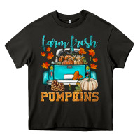 Asphalt farm fresh pumpkins Heavy Core Tee - HRA Design Shop