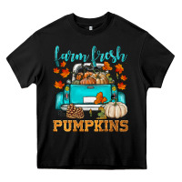 Black farm fresh pumpkins Heavy Core Tee - HRA Design Shop