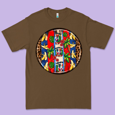 Dominican Republic Coasters Premium Tee Designed By Adodesignshop