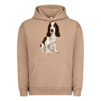 Pigment Burro english cocker spaniel Urban Hoodie - FaDigitalArtStudio