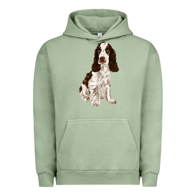 English Cocker Spaniel Urban Hoodie by FaDigitalArtStudio | Teevron