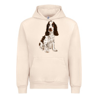 Sandshell english cocker spaniel Urban Hoodie - FaDigitalArtStudio