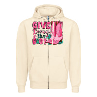 Sandshell give cancer the boot Zipper Hoodie - LillyAllenDesigns
