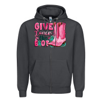 Smoke give cancer the boot Zipper Hoodie - LillyAllenDesigns
