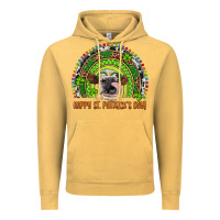 Western Happy St. Patrick's Day Cow Rainbow Vintage Hoodie | Teevron