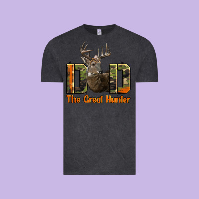 Western Dad The Great Deer Hunter Vintage Tee Designed By Lillyallendesigns