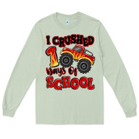Matcha i crushed 100 days of school monster truck Long Sleeve Tee - MaliasSmallBusiness