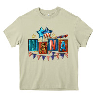 Mossy American Nana 4th of july Heavy Core Tee - CowGirlArtShop