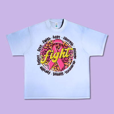 Fight Breast Cancer Urban Heavy Tee Designed By Nancycooperartshop