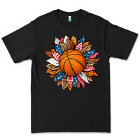 Black basketball sunflower Premium Tee - HRA Design Shop