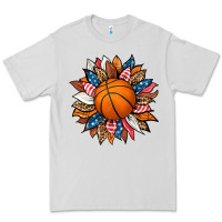 Dove Grey basketball sunflower Premium Tee - HRA Design Shop