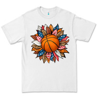 White basketball sunflower Premium Tee - HRA Design Shop