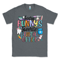 Charcoal Heather every bunnys favorite dental office Classic Tee - MaliasSmallBusiness