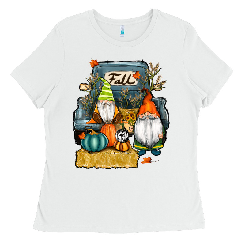 Farm Truck Autumn Gnomes Ladies Tee by RanaPortraitStore | Teevron