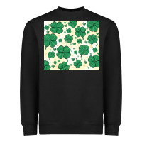 Black st patrick clover Heavyweight Sweatshirt - MaliasSmallBusiness