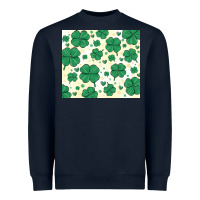Navy st patrick clover Heavyweight Sweatshirt - MaliasSmallBusiness