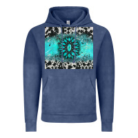 Vintage Denim gemstone cowhide Vintage Hoodie - AdoDesignShop