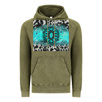 Vintage Olive gemstone cowhide Vintage Hoodie - AdoDesignShop
