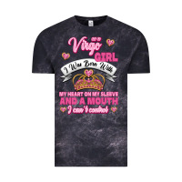 Cloud Black as a virgo girl zodiac girls Vintage Tee - Jasminsmagicworld