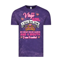 Cloud Purple as a virgo girl zodiac girls Vintage Tee - Jasminsmagicworld