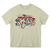 Mossy American Nurse 4th of July Heavy Core Tee - CowGirlArtShop