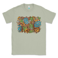 Matcha horseshoe leopard gemstone cactus background Classic Tee - AdoDesignShop