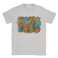 Moon Dust horseshoe leopard gemstone cactus background Classic Tee - AdoDesignShop