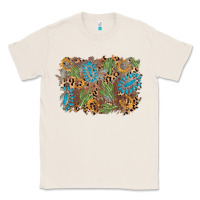 Natural horseshoe leopard gemstone cactus background Classic Tee - AdoDesignShop