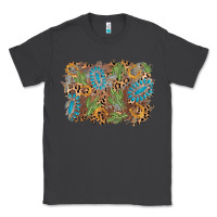Smoke horseshoe leopard gemstone cactus background Classic Tee - AdoDesignShop