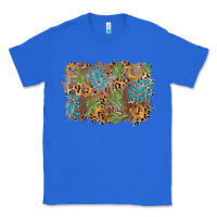 True Royal horseshoe leopard gemstone cactus background Classic Tee - AdoDesignShop