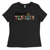Black blessed teacher Ladies Tee - JahusDesignShop