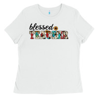 Blessed Teacher Ladies Tee | Teevron