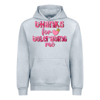 Heather Grey Thanks for tolerating me Valentine's Day Urban Hoodie - FaDigitalArtStudio
